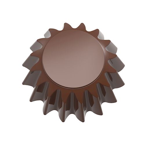 Chocoladevorm magneet zon