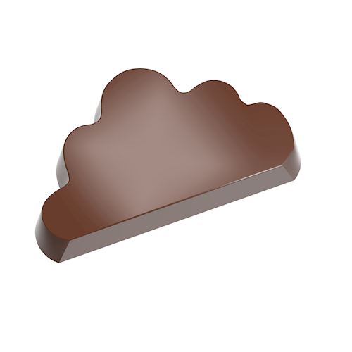 Chocoladevorm magneet wolk