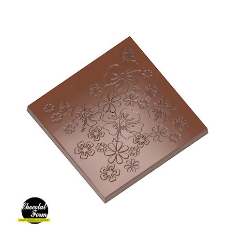 Chocoladevorm tablet hibiscus - Silvia Federica Boldetti