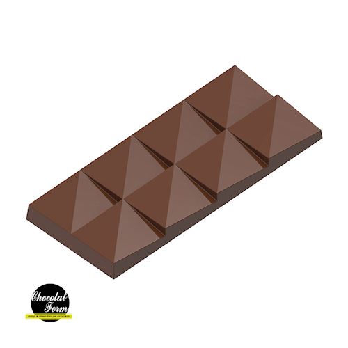 Chocoladevorm tablet met hoeken