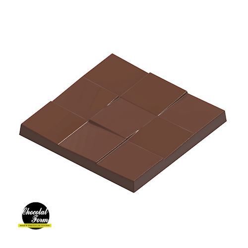Chocoladevorm tablet schuine tegels