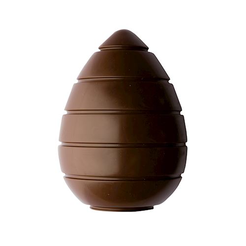 Chocoladevorm ei 135 x 95 mm gestreept