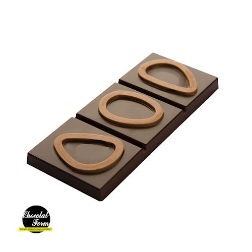 Chocoladevorm tablet 50 gr cacaobonen