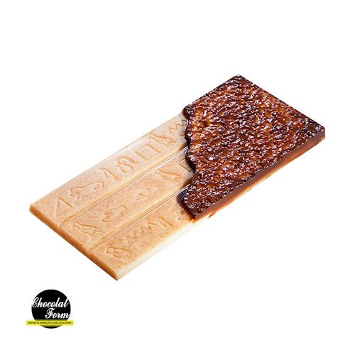 Chocoladevorm tablet Egyptische steen