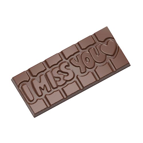 Chocoladevorm tablet I miss you