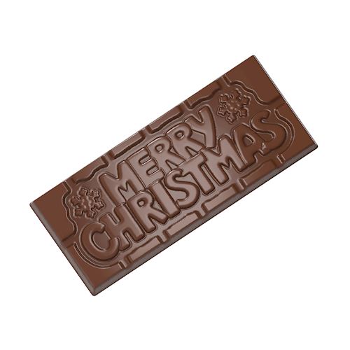 Chocoladevorm tablet Merry Christmas