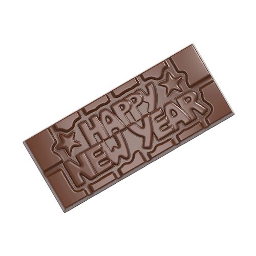 Chocoladevorm tablet Happy New Year