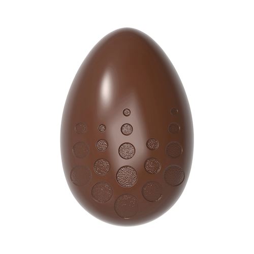 Chocoladevorm ei met rondjes