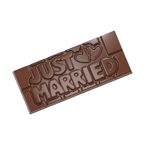 Chocoladevorm tablet Just Married