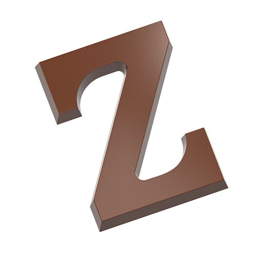 Chocoladevorm letter Z 200 gr