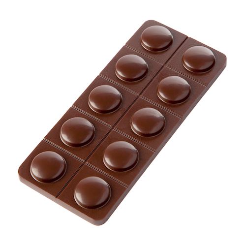 Chocoladevorm medicijn pil strip