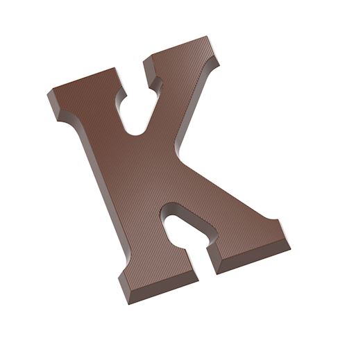 Chocoladevorm letter K 135 gr