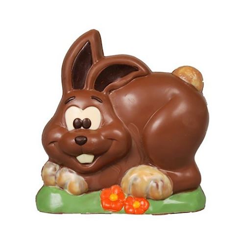 Chocoladevorm zittend konijn 185 mm