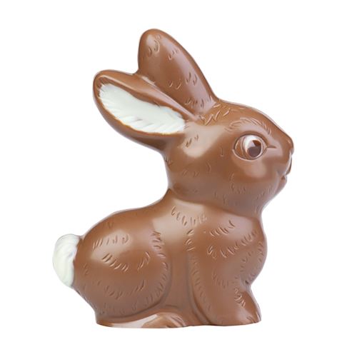 Chocoladevorm zittend konijn 90 mm
