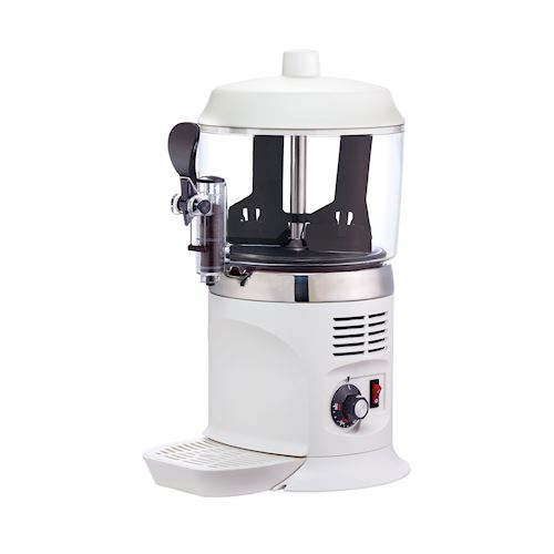 Dispenser voor warme chocolademelk wit 3 liter