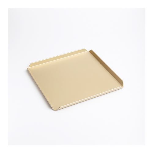 Plateau 170 x 170 mm champagne