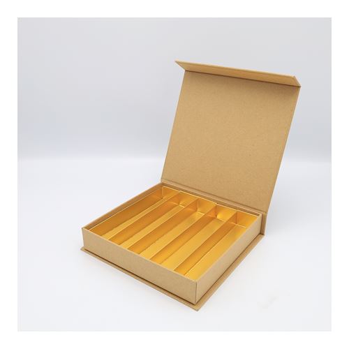 Luxe magneetdoos kraft met 5 rijen - 24 pcs