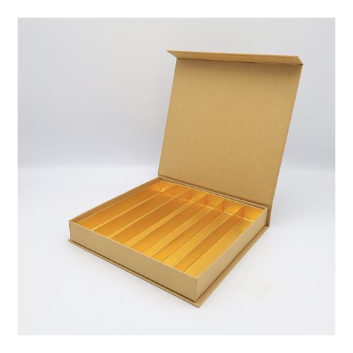 Luxe magneetdoos kraft met 6 rijen - 24 pcs