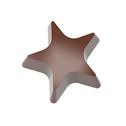 Chocoladevorm magneet ster