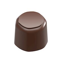 Chocoladevorm magneet klein rondje