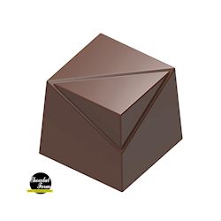 Chocoladevorm kubus met hoek