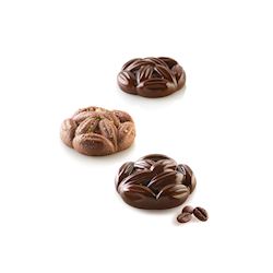 Silicone vorm Cocoa 35 ø 61 H 21 mm