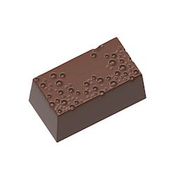 Chocoladevorm blokje met bubbels