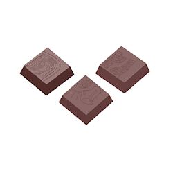 Chocoladevorm maya praline vierkant 3 fig.