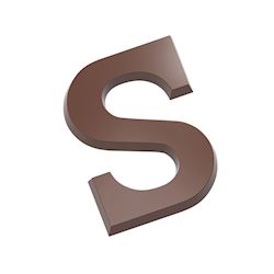 Chocoladevorm letter S 200 gr