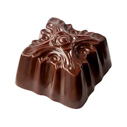 Chocoladevorm ornament vierkant