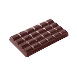 Chocoladevorm tablet 6x4 golvend 103 gr