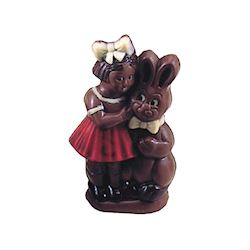 Chocoladevorm meisje konijn 170 mm