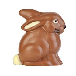 Chocoladevorm zittend konijn + flaporen 87 mm