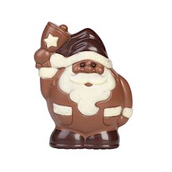 Chocoladevorm bolvormige Kerstman 123 mm