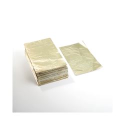 Goudkleurige aluminium vellen voor ballotin 500 gr